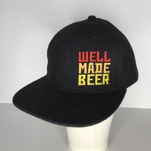 Well 80 Artesian Brewing Well Made Beer Black Snapback Hat